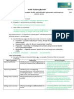 E1 - E2 - Innovation - Enterprise A Level