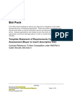 RM3764.3 Statement of Requirements Template Risk Assessment