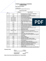 Course Plan - CIM - VI PE