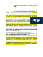 América Latina y La Economía Internacional Desde La Primera Guerra Mundial Hasta La Depresión Mundial