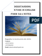 F3&4 Literature in English