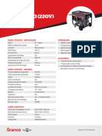 FichaTecnica Motor BD-8000E3 220V 90314103