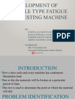 Development of Portable Type Fatigue Load Testing Machine