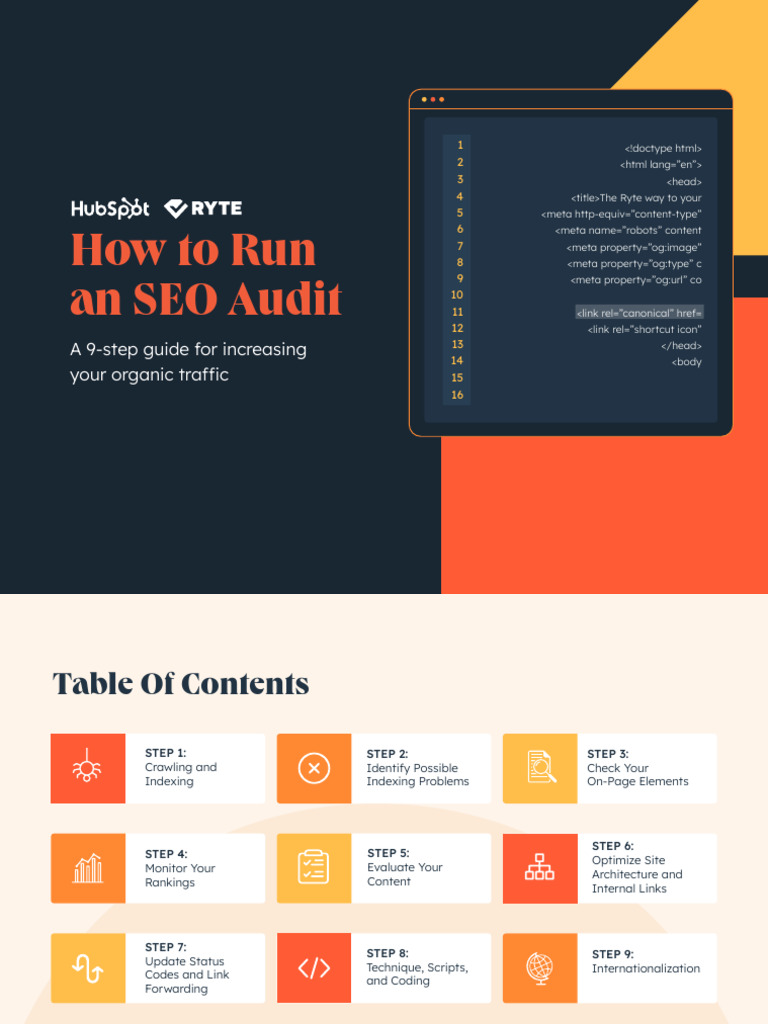 SEO Audit: 9-Step Guide to Boost Traffic | PDF | Search Engine ...