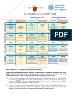 EBAU2024 Horario de Las Pruebas