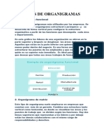 Tipos de Organigramas