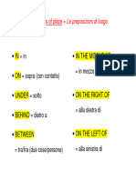 Le Preposizioni Di Luogo Il Plurale Dei Nomi