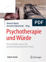 Psychotherapie und Würde - Herausforderung in der psychotherapeutischen Praxis (1. Auflage) von Hinrich Bents & Annette Kämmerer