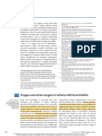 Oxygen Saturation Targets in Infants With Bronchiolitis Lancet 2015