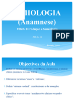 SEMIOLOGIA (Anamnese) Power Point-2