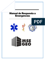 Manual de respuesta a emergencia MSE GEO