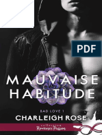 Bad Love, Tome 1 - Mauvaise Habitude (French Edition) (Charleigh Rose)