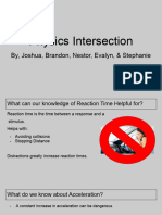 Intersection Slides Physics