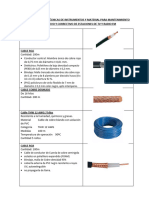 Caracteristicas Tecnicas de Equipos