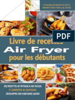 Livre de Recettes Air Fryer Des Recettes de Friteuse À Air Faciles Reedong Hingeen