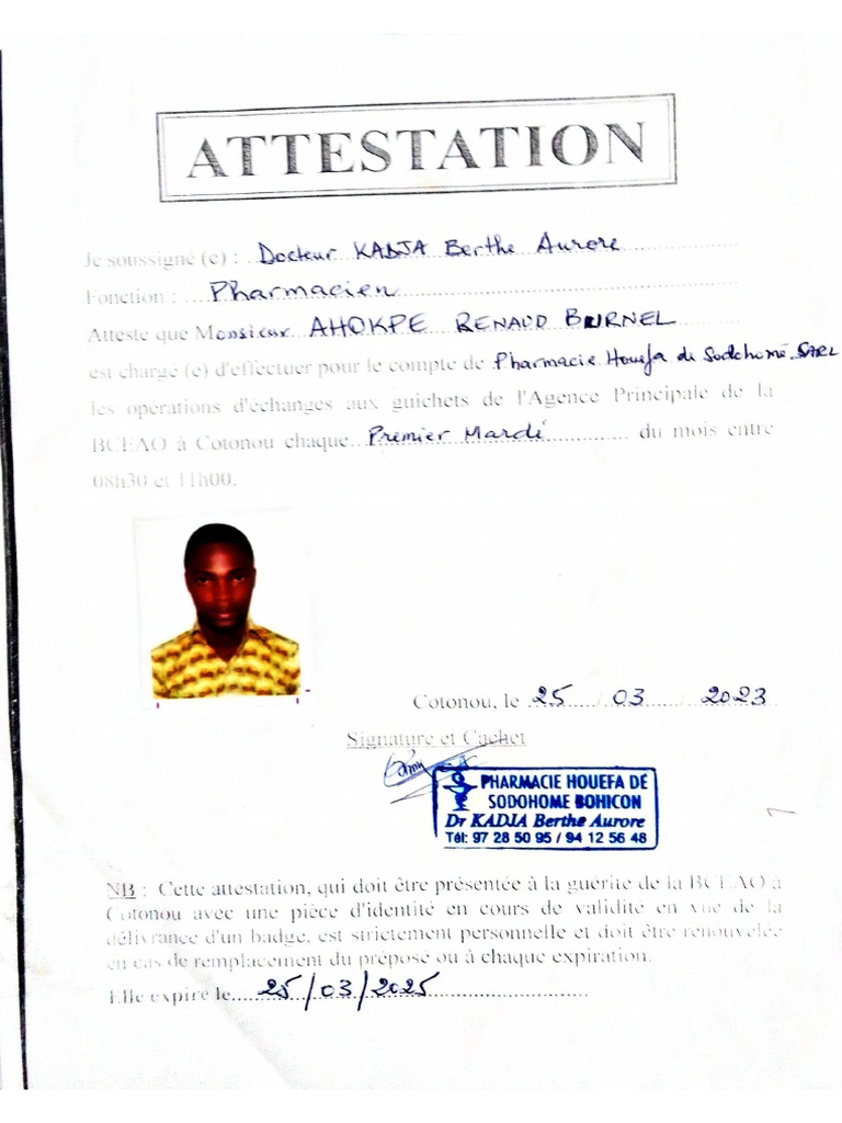 ATTESTATION | PDF
