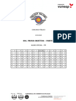 Prova Objetiva - Parte I: Concurso Público