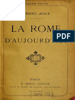 La Rome d'Aujourd'Hui - Joly H.