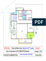 Plan de Plomberie RDC