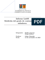 Medición Grado de Contaminación Aisladores