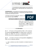 Instrucao Normativa 05 - 2022 - Remoção de Peb