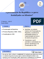 A Proclamação Da República e o Povo:: Bestializados Ou Bilontras?