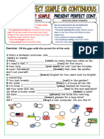 Present Perfect Simple or Continuous 1