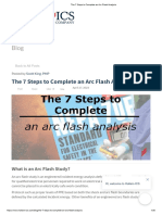 The 7 Steps To Complete An Arc Flash Analysis