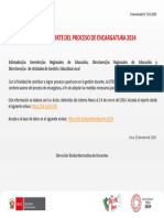 Comunicado 011-2024 CUARTO REPORTE DEL PROCESO DE ENCARGATURA 2024