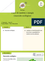 Fluxo de Matéria e Energia (Sucessão Ecológica) : Biologia