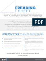 Proofreading Cheat Sheet - Small Revolution-