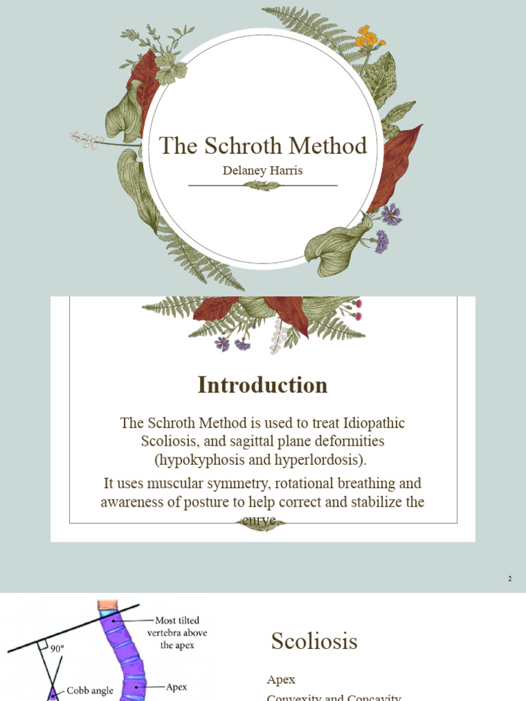 Schroth Method for Scoliosis Treatment | PDF | Scoliosis | Medical ...