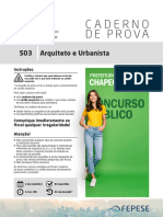 Banca Fepese Arquiteto - CHAPECÓ - 2022