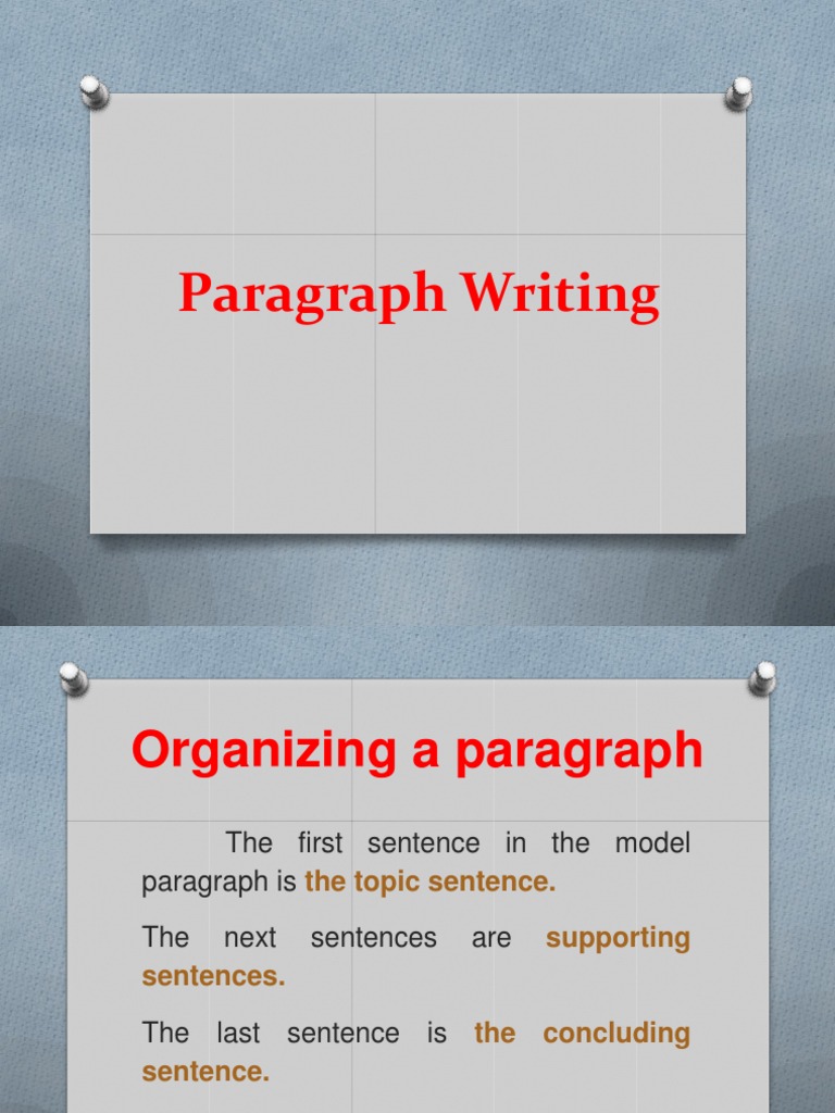 Essentials of Paragraph Writing | PDF | Paragraph | Sentence (Linguistics)