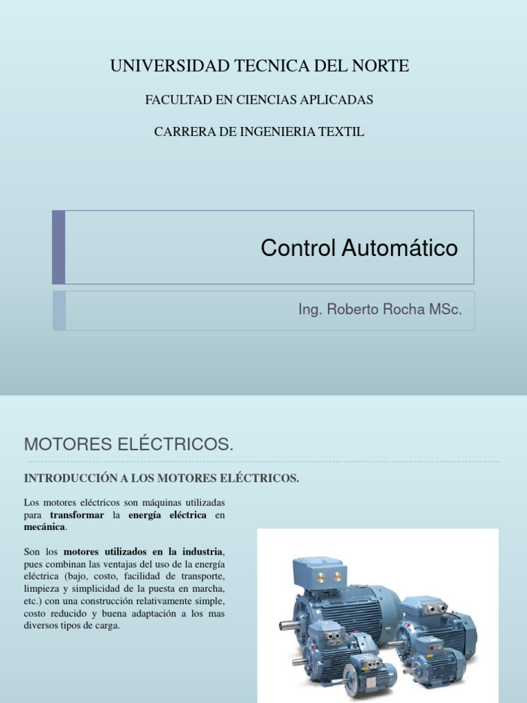 Motores Electricos | PDF | Motor eléctrico | Corriente alterna