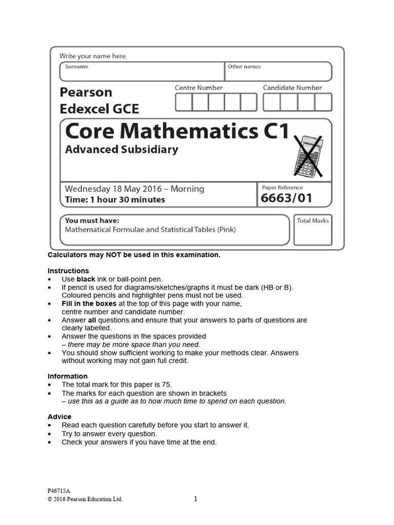 C 1 May 2016 | PDF | Equations | Applied Mathematics