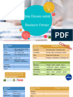 Dasilah Homefun Training 2 - Desain & Branding For Business Owner