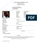 Print Application Form - International Psychometrics Centre