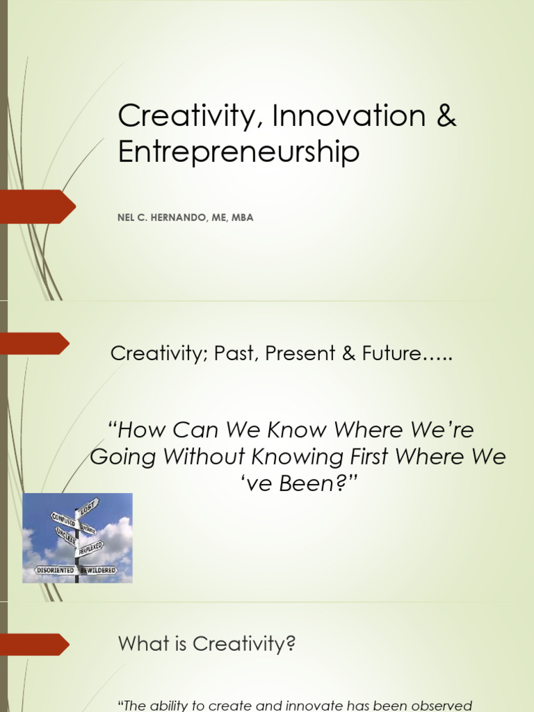 Creativity and Innovation Insights | PDF | Social Science