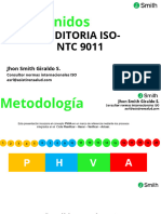 PRESENTACION DE AUDITORIA Auditoria ISO-NTC 9011