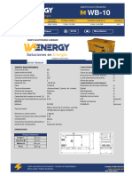 Ficha Tecnica Wenergy - Modelo WB-10