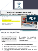 Escuela de Ingeniería Mecatrónica: Máquinas Eléctricas para Mecatrónica: MT-3003