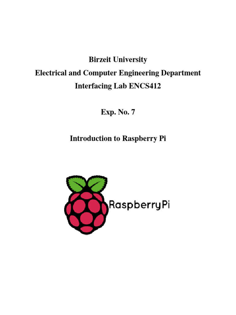 Introduction To Raspberry Pi Pdf