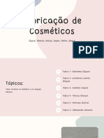 Fabricação de Cosméticos