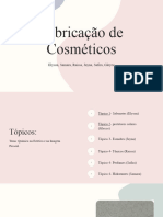 Fabricação de Cosméticos