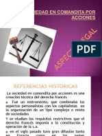 La sociedad en comandita por acciones, características y responsabilidad de sus socios