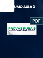 Resumo Aula 3 - Provas Rurais