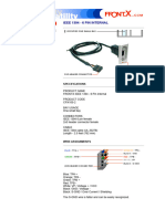 FRONTX - IEEE 1394 (Firewire) Cable - Connect To Motherboard Header (Pinout)
