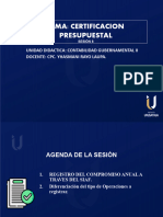 CONTABILIDAD GUBERNAMENTAL - SESION 8