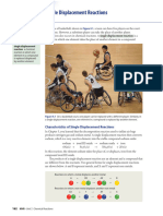 Single Displacement Reactions: Section